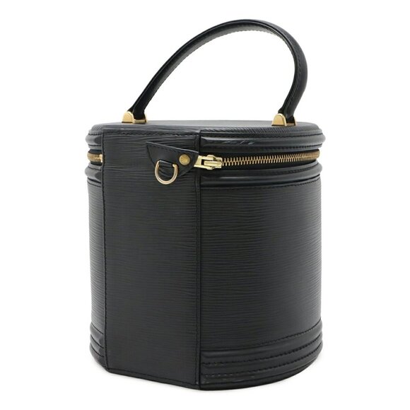 LOUIS VUITTON Black Leather Vanity Bag - Picture 3 of 10